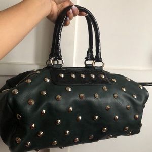 🔥lether,green,spiked,purse🔥